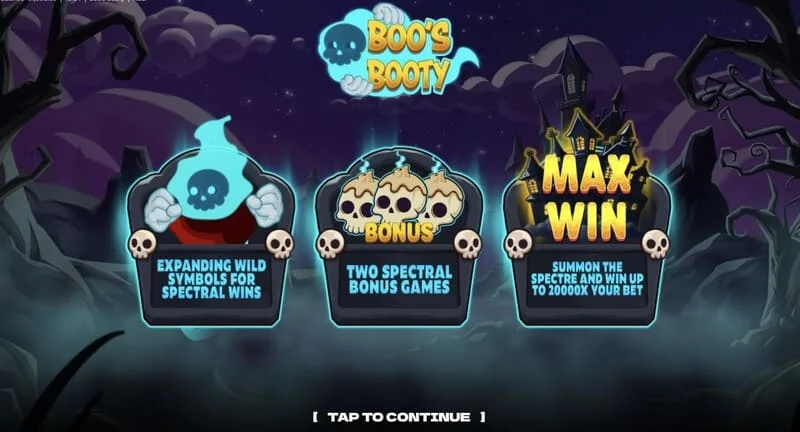 Boo's Booty - tábla feidhmeanna bónais agus Feature Buy